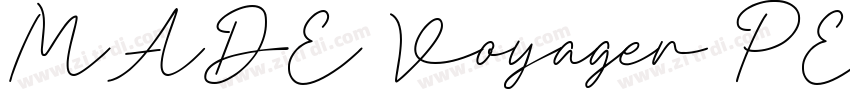 MADE Voyager PERSONA字体转换